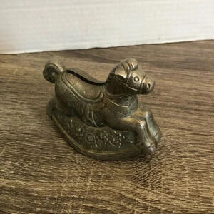 Vintage Rocking  Horse Coin Bank